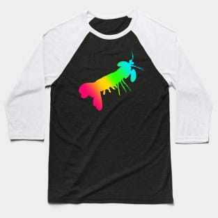 Peacock mantis shrimp (Odontodactylus scyllarus) v2 Baseball T-Shirt